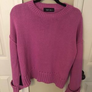 Pink sweater